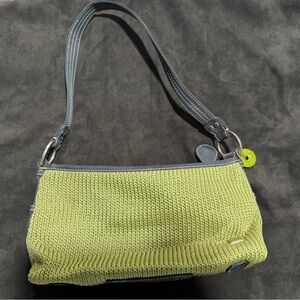 The SAK Green Knit Handbag